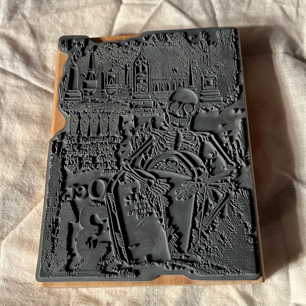 Halloween themed wooden rubber stamps - Picture 6 of 8